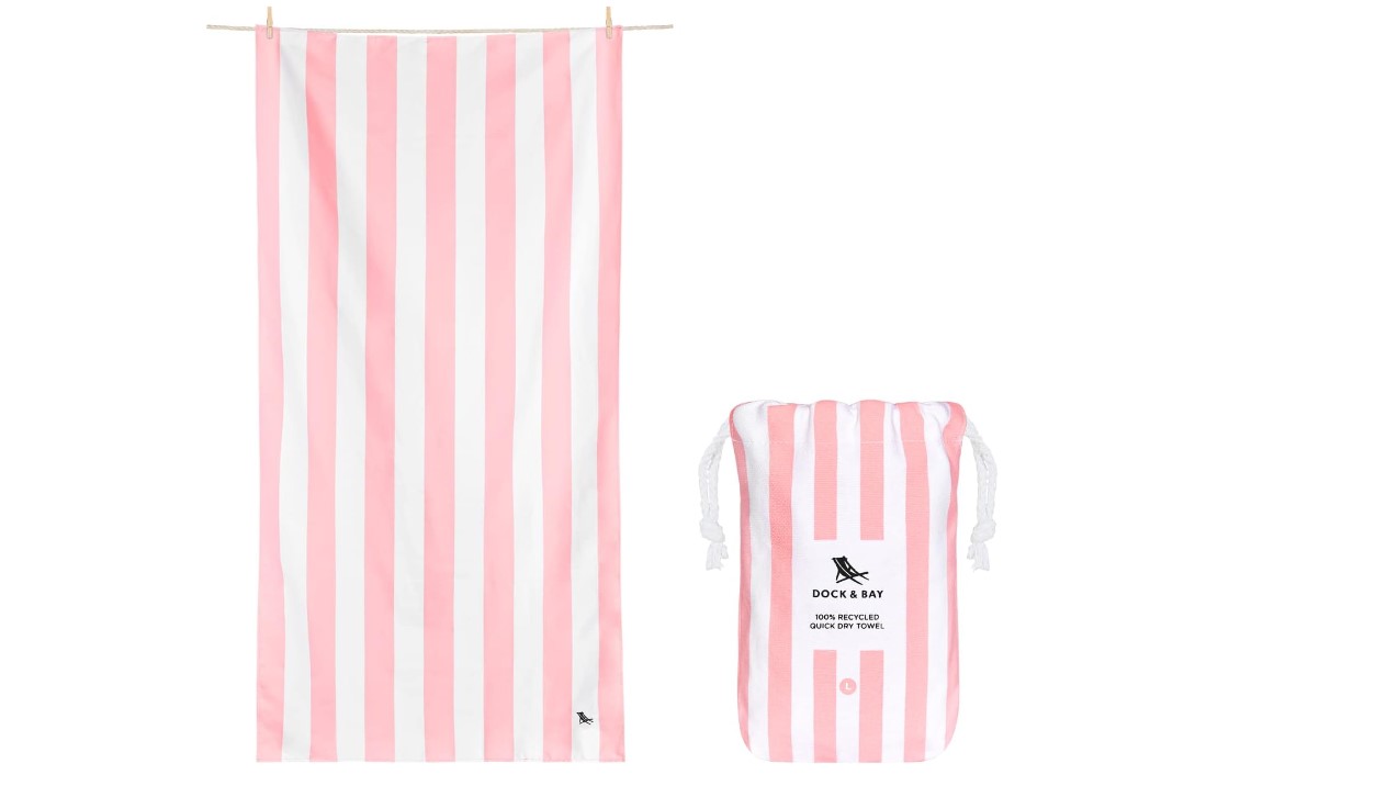 Toalla cabana - Rosa pastel